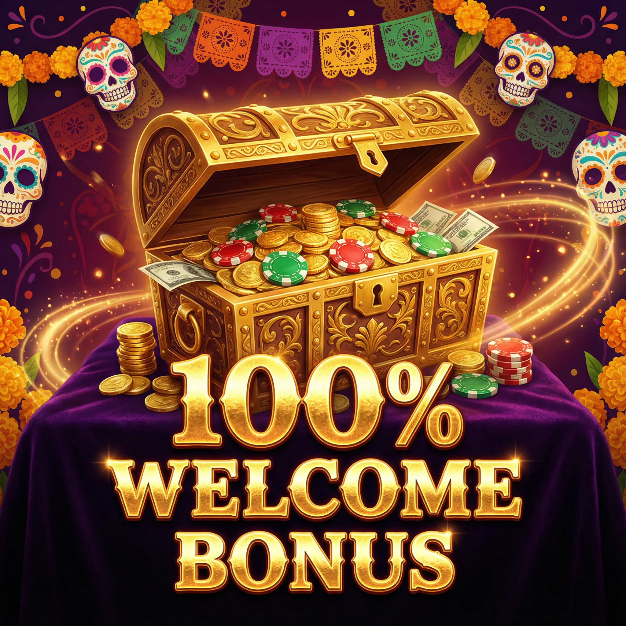 Bono de bienvenida 100% hasta $5000 MXN en Powbet casino